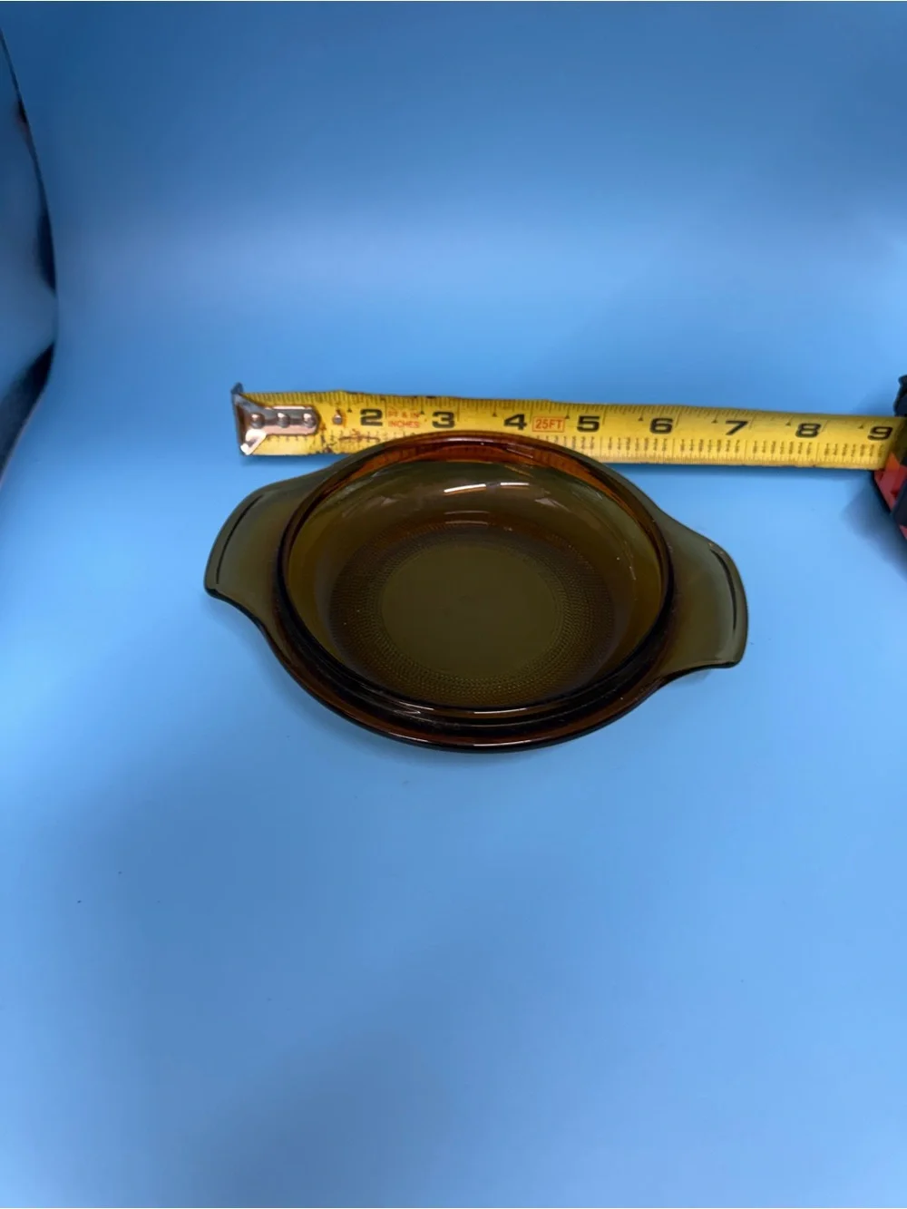 Vintage Anchor Hocking Fire King Amber Glass Replacement Lid ONLY